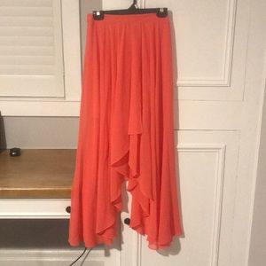 Coral flow skirt